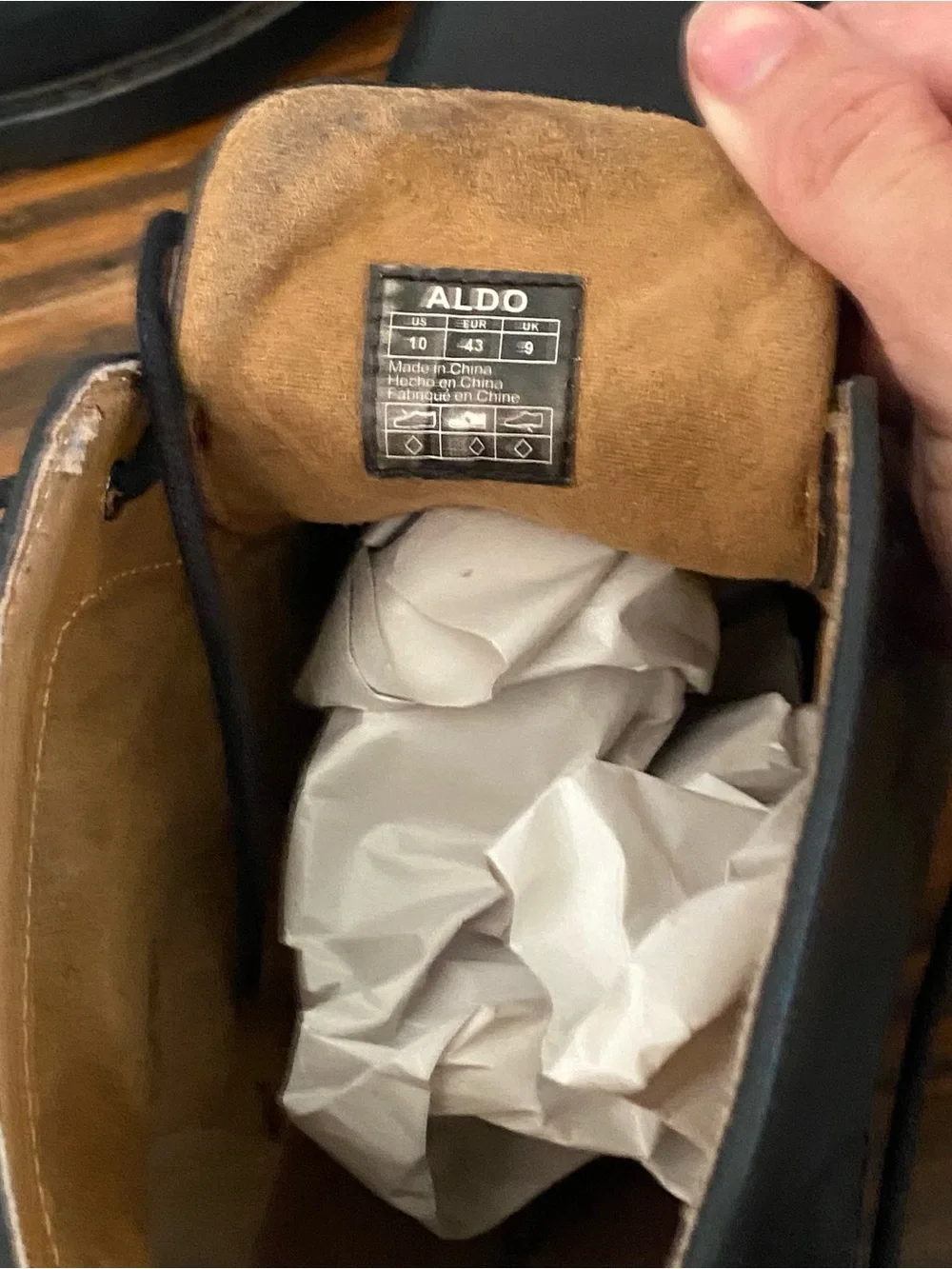 Aldo Black Leather Chukka Boots - Lace-Up Casual
